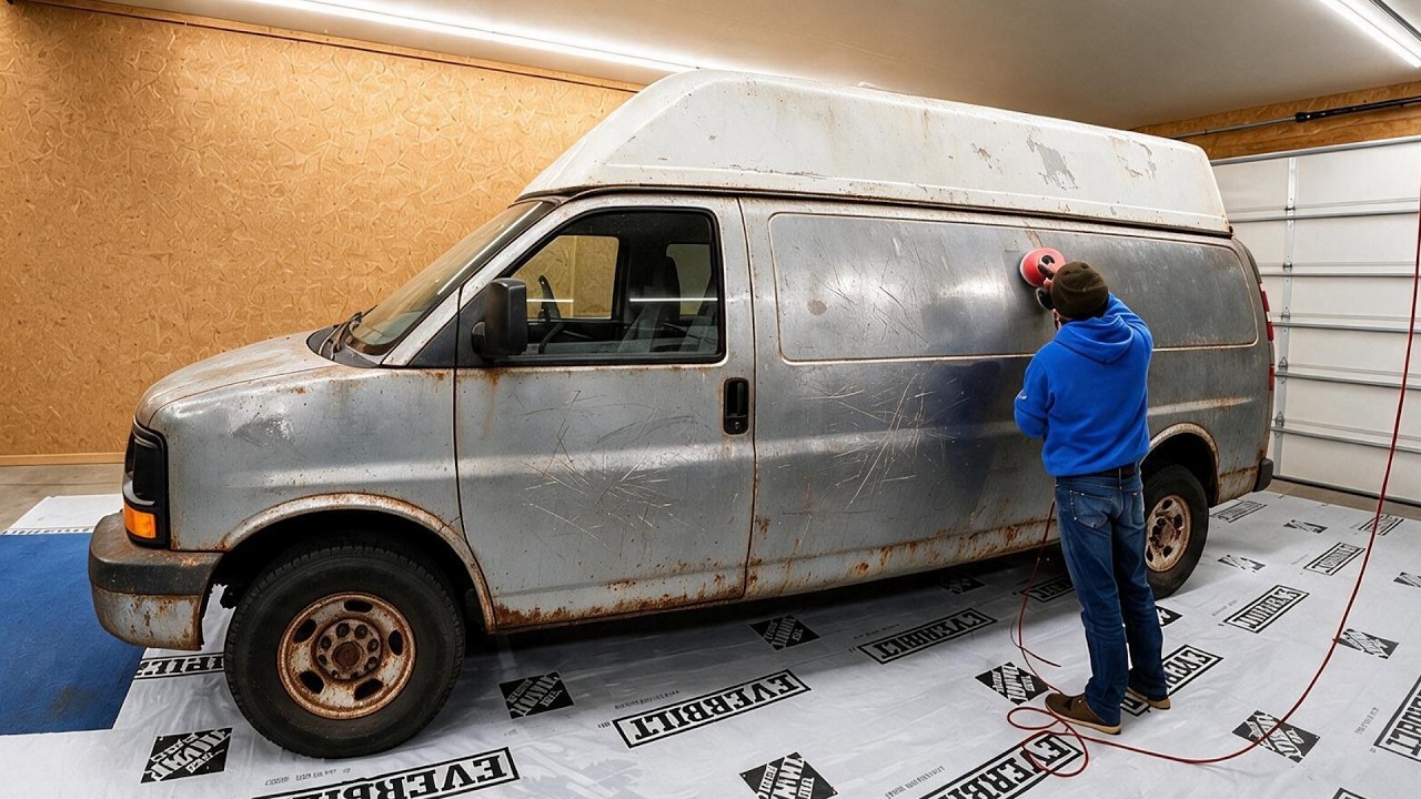 Man Spends $6000 To Build His Dream Camper Van Start To