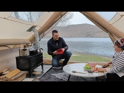 ŞİŞME ÇADIR'LA BAHAR KAMPI. @Bizimailekampta #camping