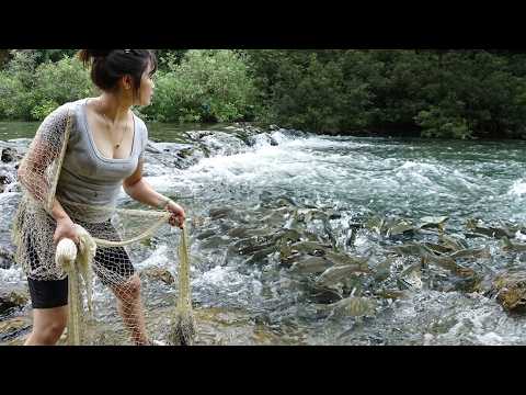 Full Video: Woman Fishing Techniques, Fishing Skills,