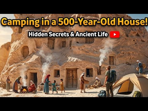 Camping and exploring ancient caves and the secrets of