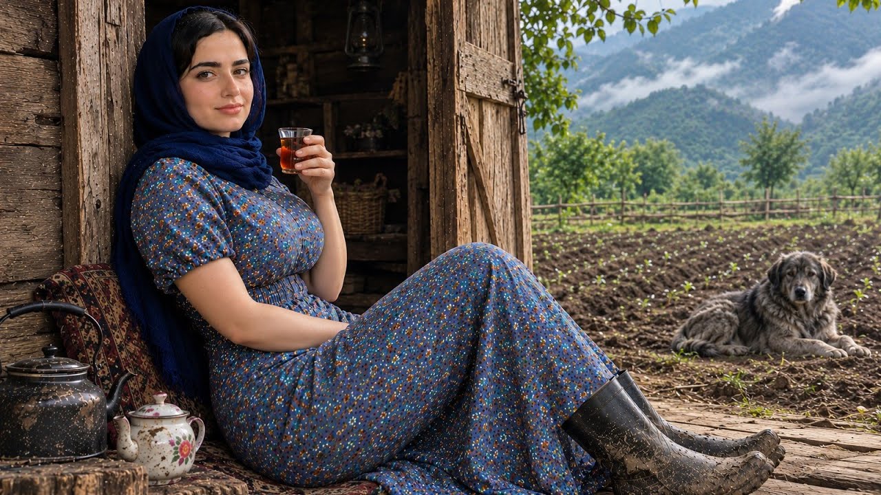 A Simple Day in an Iranian Village Farming and Village