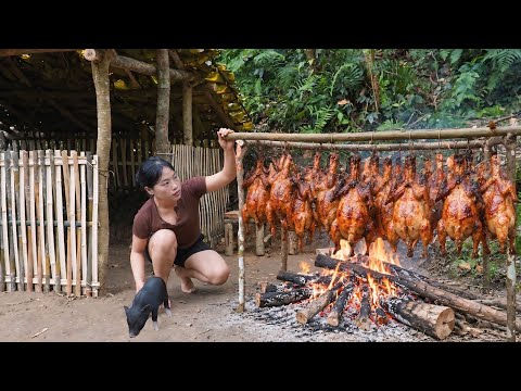 Hunting Wild Chickens at Night and Making Tables & Chairs