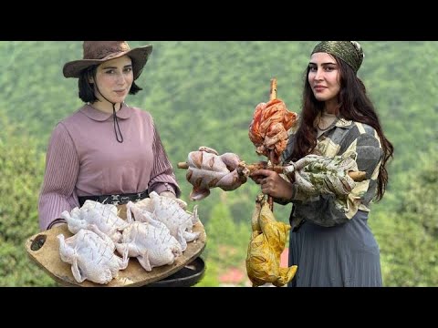 Cooking in the oven! Cooking chicken flavored with special