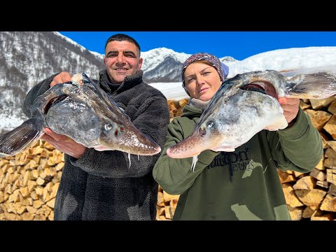 A hearty soup of 2 Fish Heads added with a Red-Hot Log