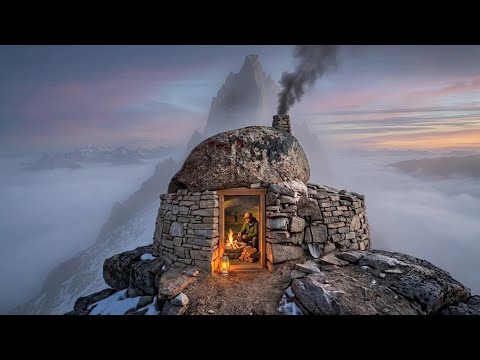 Building a Warm Survival Shelter: A Hand-Built Stone Hut