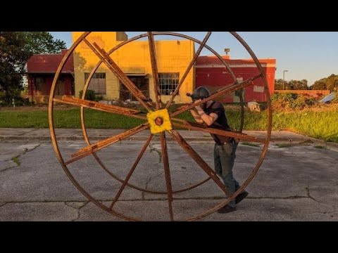 Spinning Around On A Huge Wheel