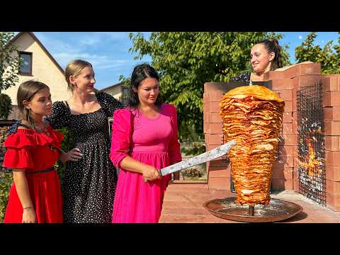A Meter-long Shawarma and a Refreshing Dessert An unusual
