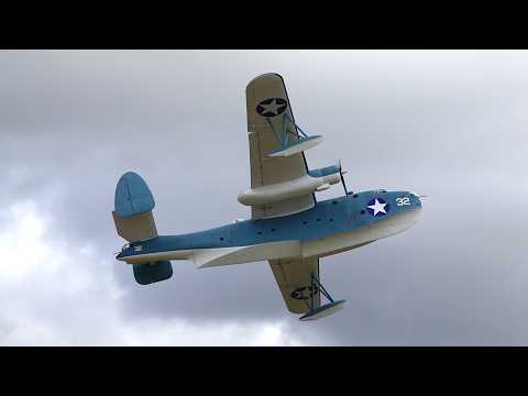 RC PBM Mariner drone photo shoot