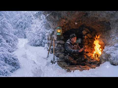 Surviving a Historic 56°C Blizzard Inside a Handmade Stone