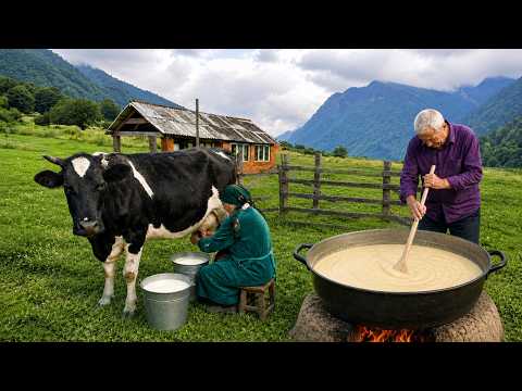 How Condensed Milk is Made from Cow's Milk? Mountains of