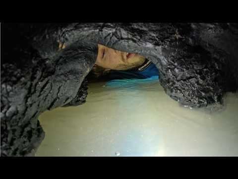 No Time To Think, He Went Fully Under In The Flooded Cave