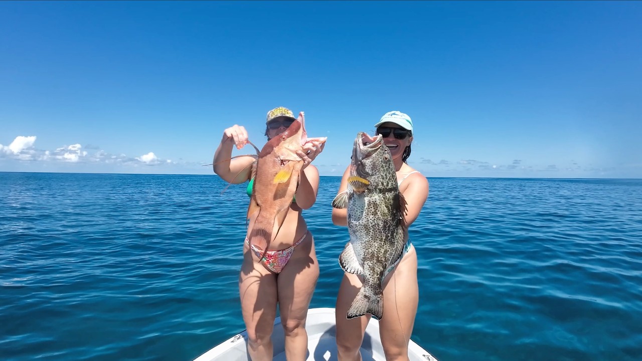 Spring Time Spearfishing in Abaco - Hogfish and Grouper