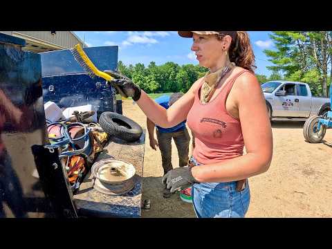 Hot July Farm Day Getting Ready to Irrigate + Sweet Corn