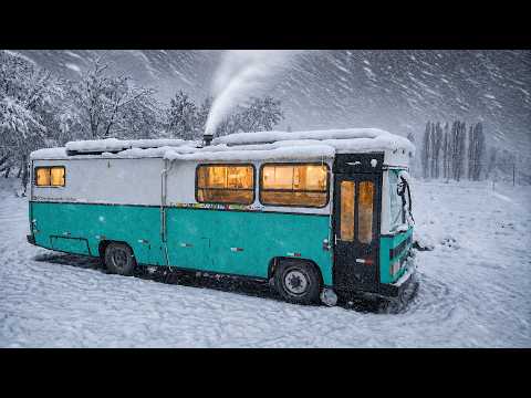 Ficamos Presos na Tormenta de Neve na Patagônia • Motorhome