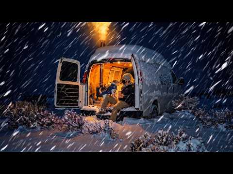 Trapped in a Brutal Snowstorm Alone with My Dog SNOWSTORM