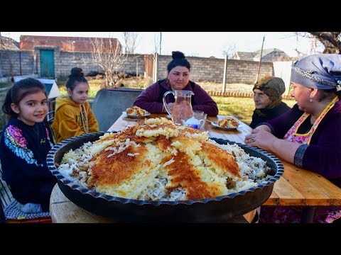First Newroz Holiday | Grandma Cooked Chickpea Rice for Her