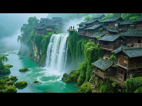 Walking Through China's Impossible Cliff-Side Waterfall
