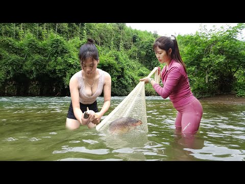 Full Videos: Young Girl's Fishing, How To Use Bait to