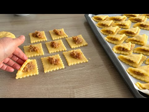 ELMALI KURABİYE TARİFİ‼Her Yapanın LEZZETİNE BAYILDIĞI
