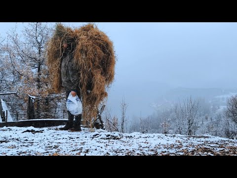 Köyde kar yağışı altında hayat mücadelesi — Belgesel