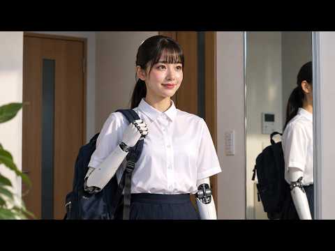 A Day in the Life of an Android Robot Girl in 2050