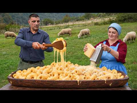 Giant Mac & Cheese With Rich Mountain Sheep’s Cheese
