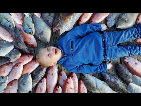 5 Days 28 Species Fishing Catch & Cook Grouper, Snapper
