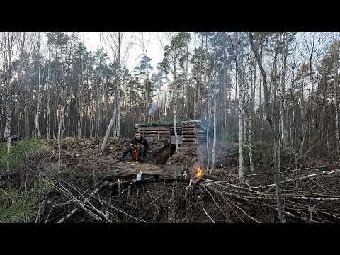 Solo Survival: Shelter Building, Ice Fishing & Camp Cooking