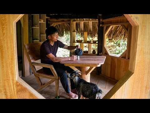 Building a Nail-Free Wooden Table & Chair Set Finishing