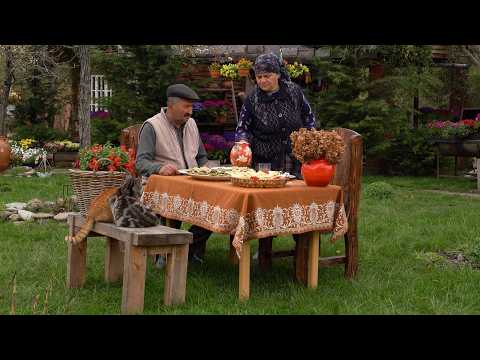 Simple Village Life: Wild Herb Flatbread on Fire