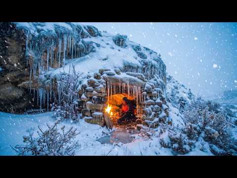 Alone on the mountain during a terrible snowstorm How I