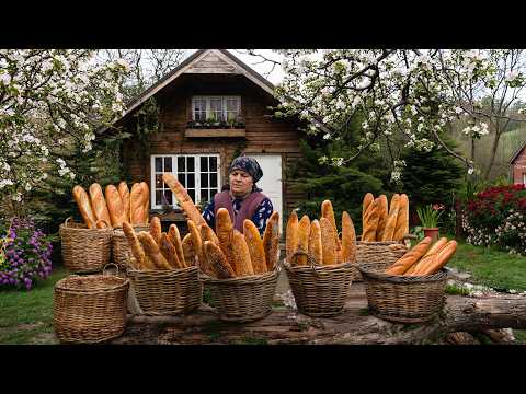 First Days of Spring: Wood-Fired Baguettes Stuffed with