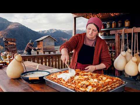 Village Lasagna With Italian Caciocavallo Cheese