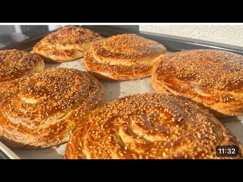 Evde TAHİNLİ ÇÖREK YAPMAK ÇOK KOLAY ARTIK‼TEL TEL AYRILAN