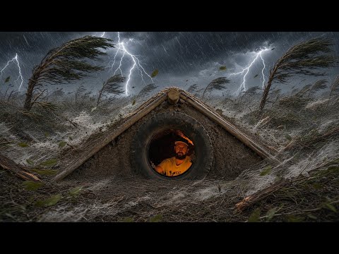 Building a Cozy Underground Shelter to Survive a Sandstorm