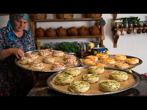 Village Style Layered Flatbreads with Fresh Fillings