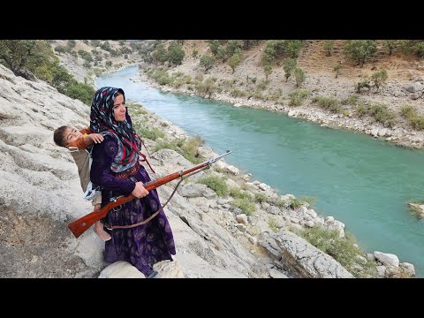 Mother's struggle with nature-trying for life