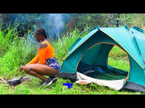 OUTDOOR CAMPING AT A CALM DAMcamping asmr outdoors