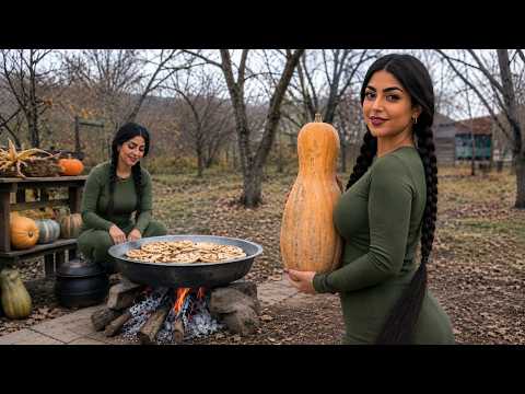 No Oven, Just Fire Making Pumpkin Sweets & Traditional