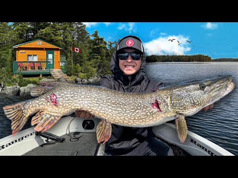 3 Days Living in Remote Canadian Lodge Catching GIANT Fish