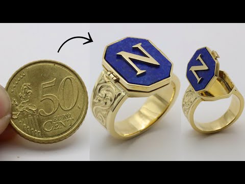 I turn coins into a compartment ring - How to make a