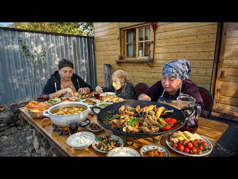 Crispy Sac Chicken & Rich Chicken Soup – Made on Real Wood