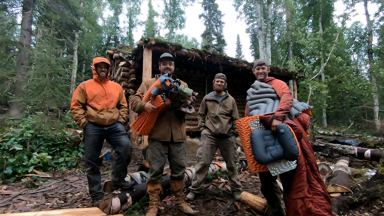 34 Days Surviving Alaska Rebuilding Off-Grid Cabin