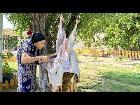 Grandma Rose Butchering a Young Lamb for Eid al-Adha