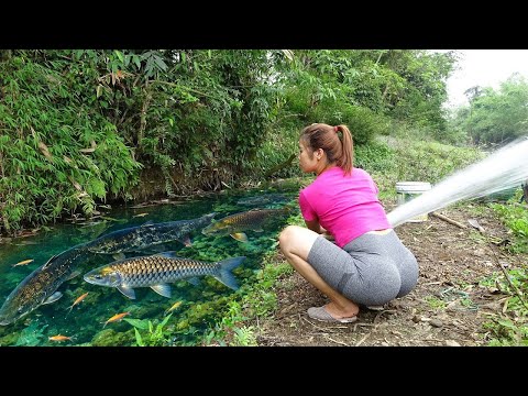 Greatest Fishing Video: Young Woman Catch Many Big Fish