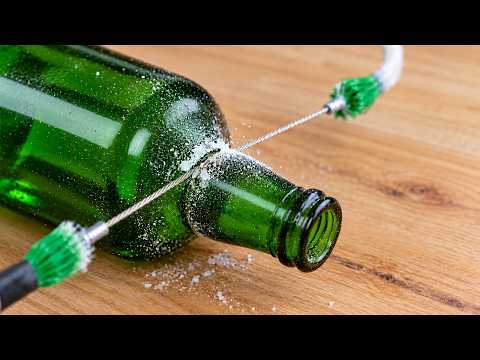 How to Cut a Glass Bottle with String — No Glass Cutter