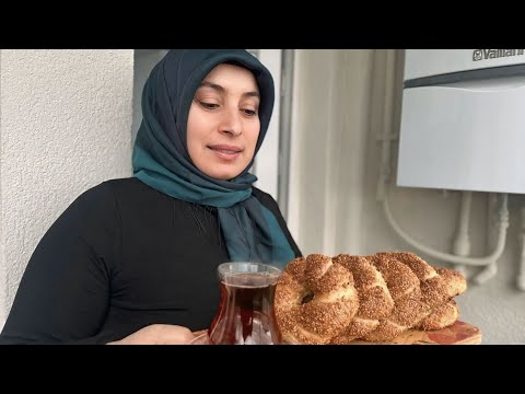 1 BARDAK SÜTLE 12 TANE SİMİT YAPTIK‼ARTIK DIŞARDAN ALMAYA