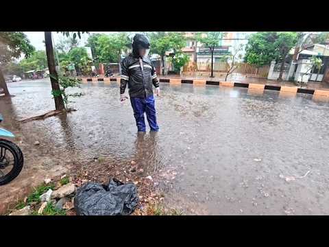 Clean up trash and debris that clog drains after heavy rain