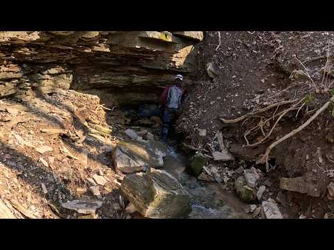 Spring Cave Behind Industrial Plant Runs For Miles