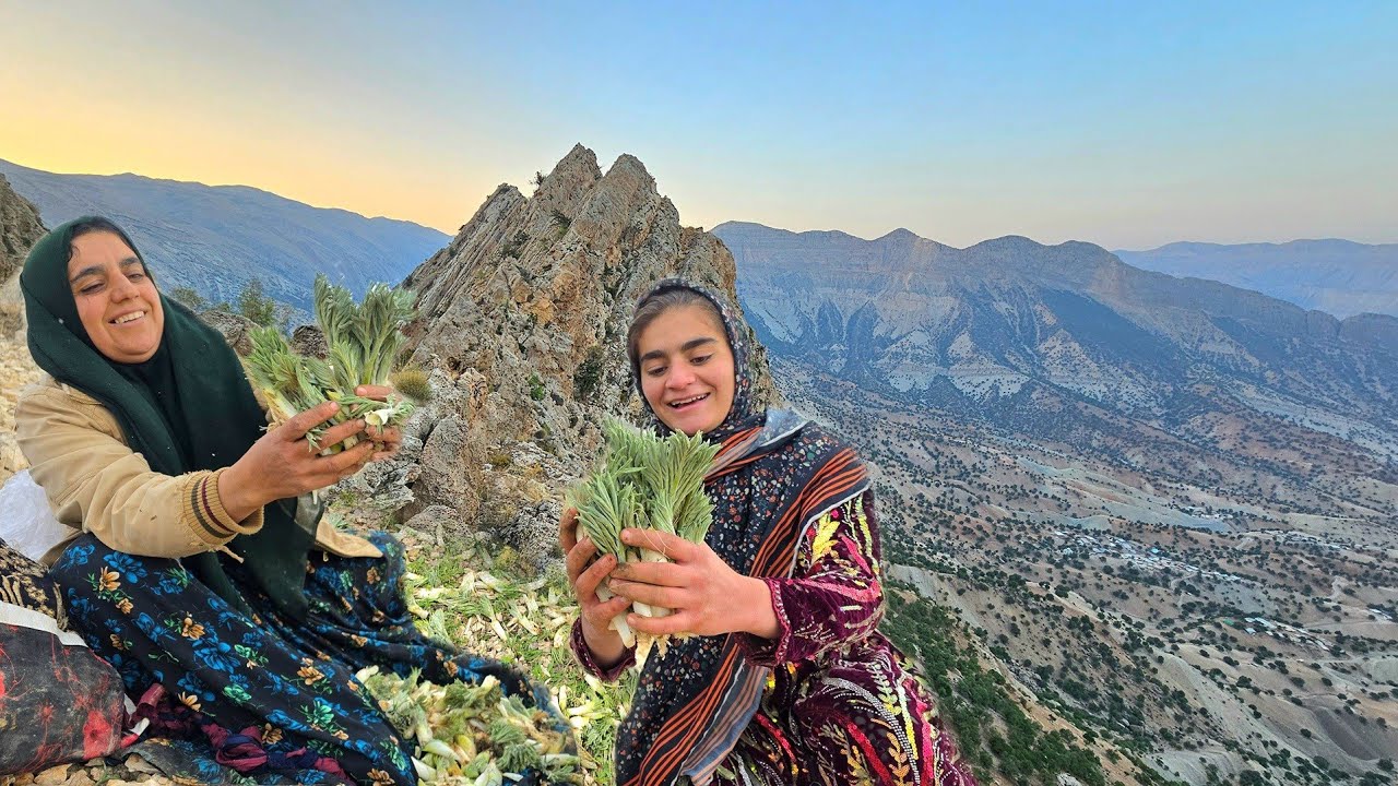 Crossing Dangerous Cliffs in the Zagros Mountains to